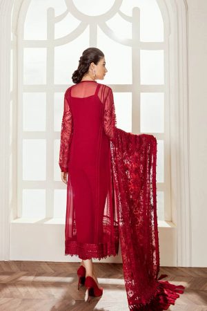 Baroque Unstitched Collection “Red Velvet”