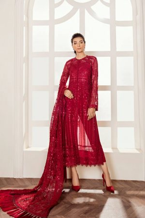 Baroque Unstitched Collection “Red Velvet”