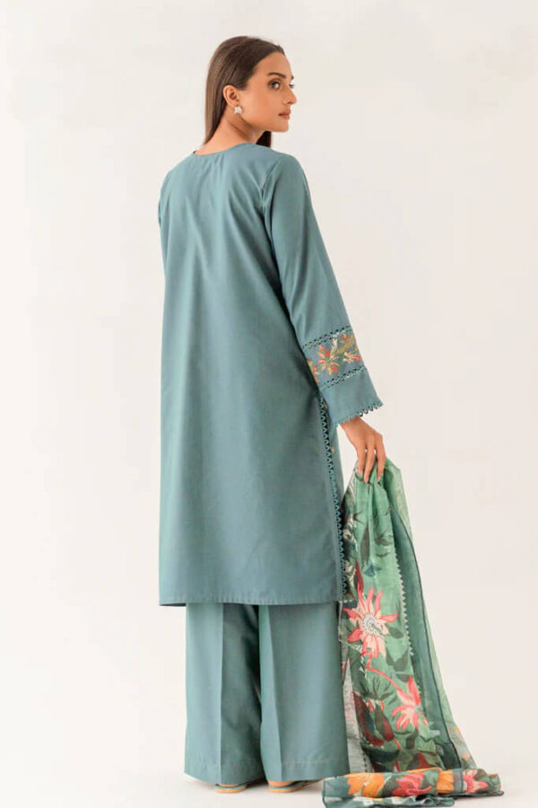 Beechtree embroidered Pakistani lawn dress with monarc dupatta