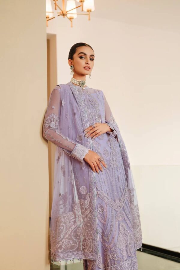 Farasha Amelia Ready to wear embroidered chiffon Pakistani dress in Qatar