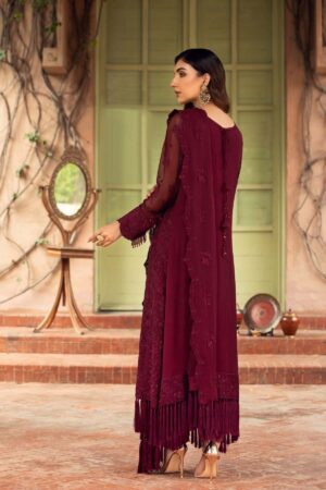 Farasha Chiffon Ready To Wear “Sangria”