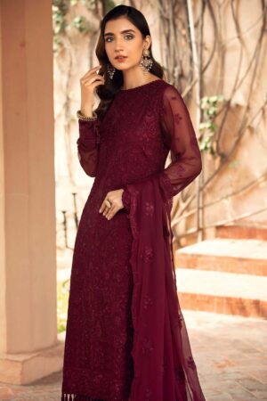 Farasha Chiffon Ready To Wear “Sangria”