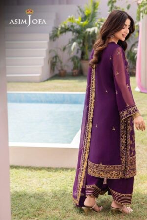 Asim Jofa Unstitched Chiffon “AJCF-08”