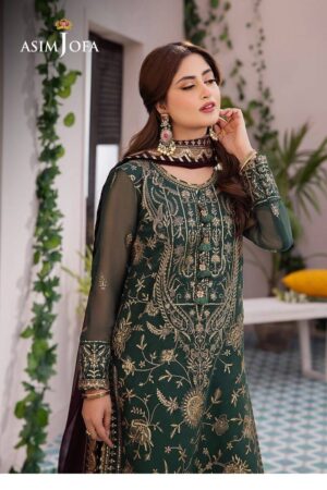 Asim Jofa Unstitched Chiffon “AJCF-10”