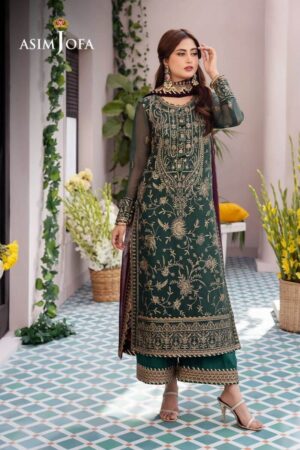 Asim Jofa Unstitched Chiffon “AJCF-10”