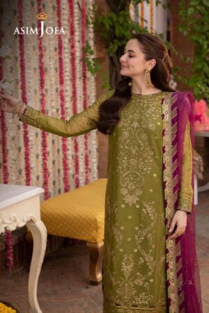 Asim Jofa Unstitched Chiffon “AJMJ-16”