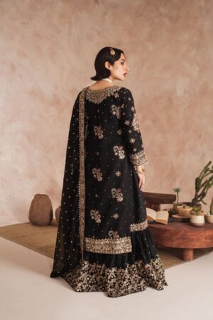 Haseen’s Chiffon Ready To Wear Gharara “Komal”